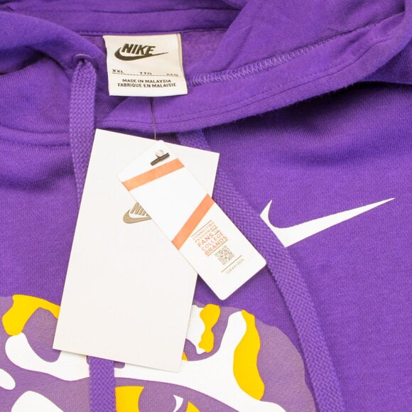 LSU Tigers Long Sleeve Pullover Hoodie Men's Size XXL - Picture 6 of 13